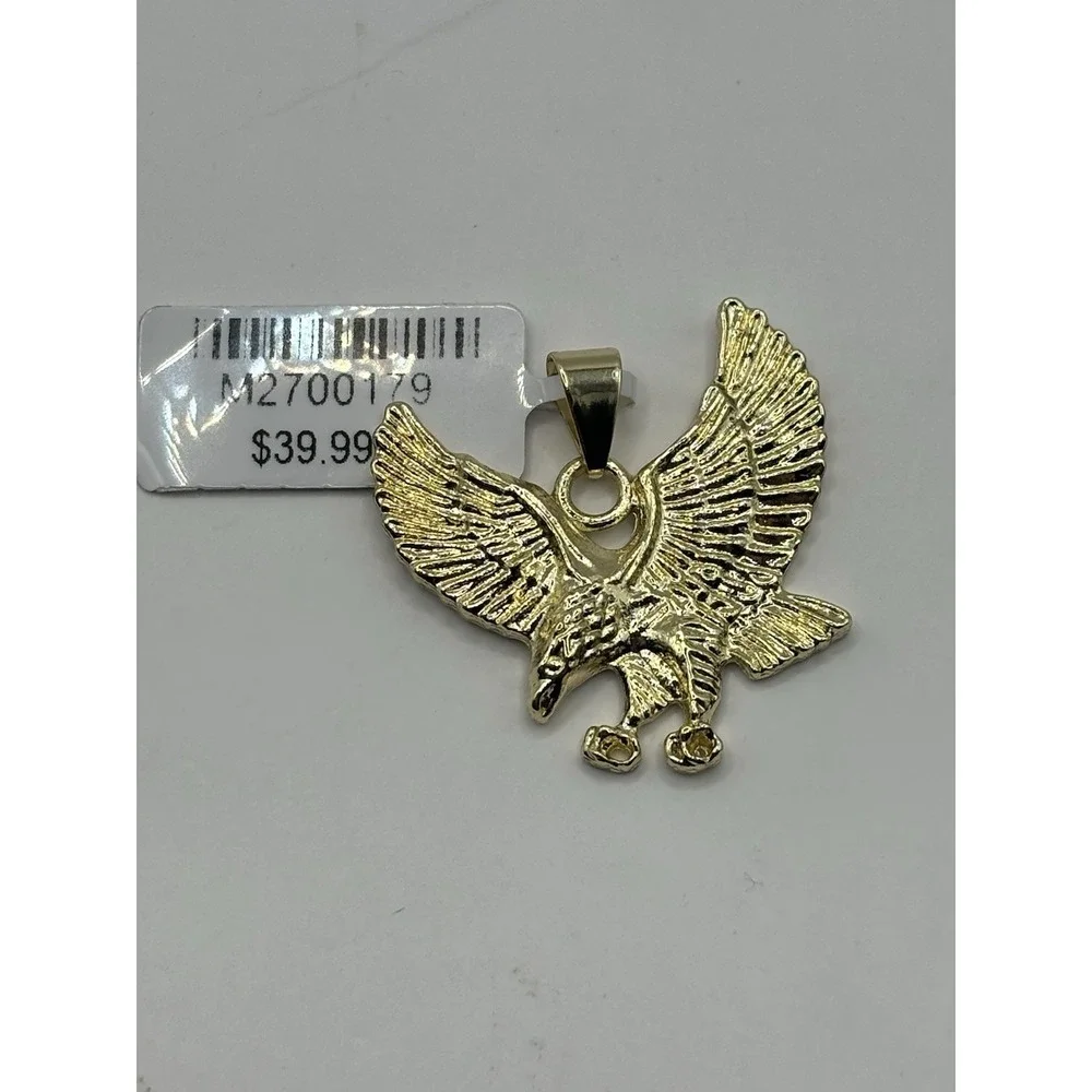 MSRP $40 Gold Tone Eagle Pendant Brand New - Picture 1 of 3
